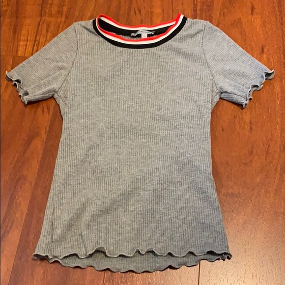Charlotte Russe Ringer Tee - Picture 1 of 4